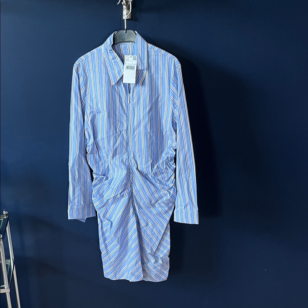 Blue Striped Men's Shirt